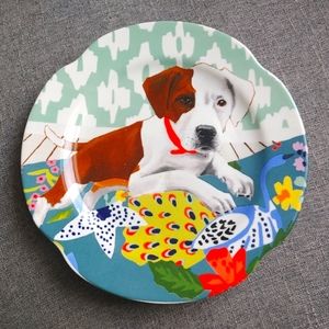 Rare! ANTHROPOLOGIE Jay McClellan "Mae Flowers" Plate